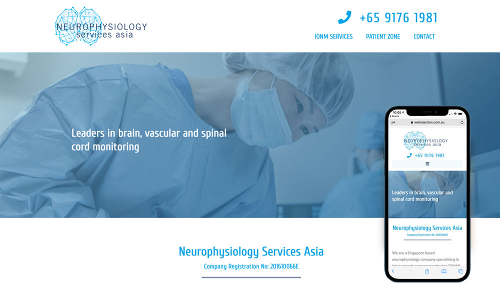 Singapore medical website design