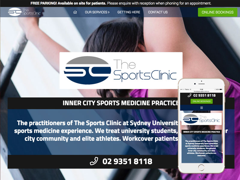 Physiotherapy website design