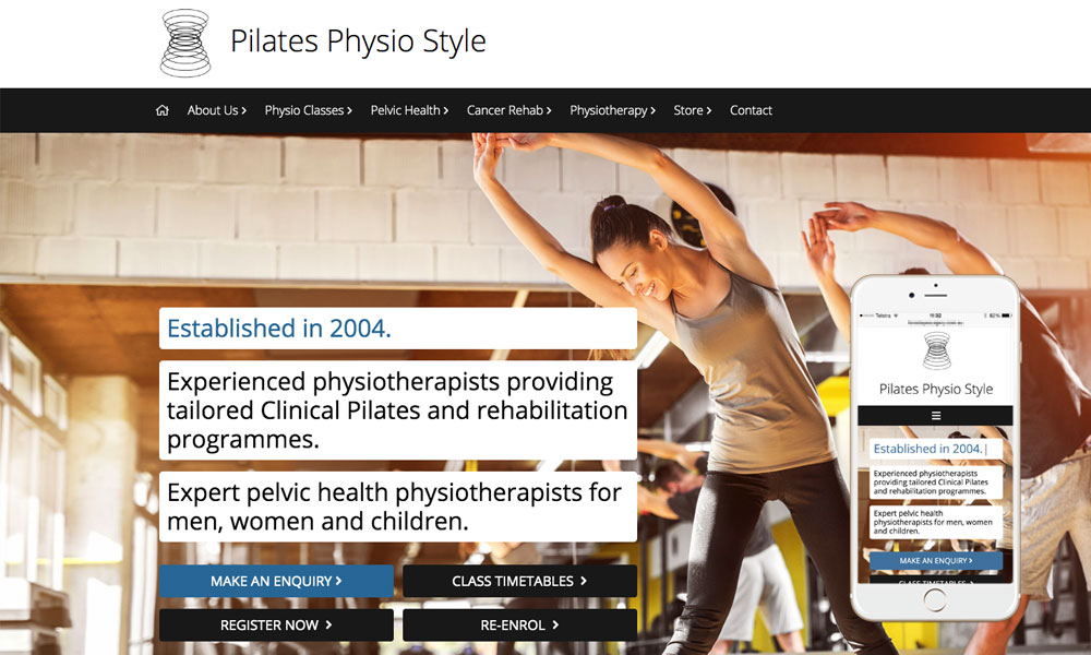 Sydney physiotherapy website design