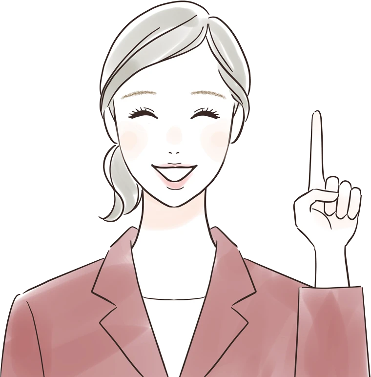 Australian based medical website design - Illustration of smiling woman wearing red blazer