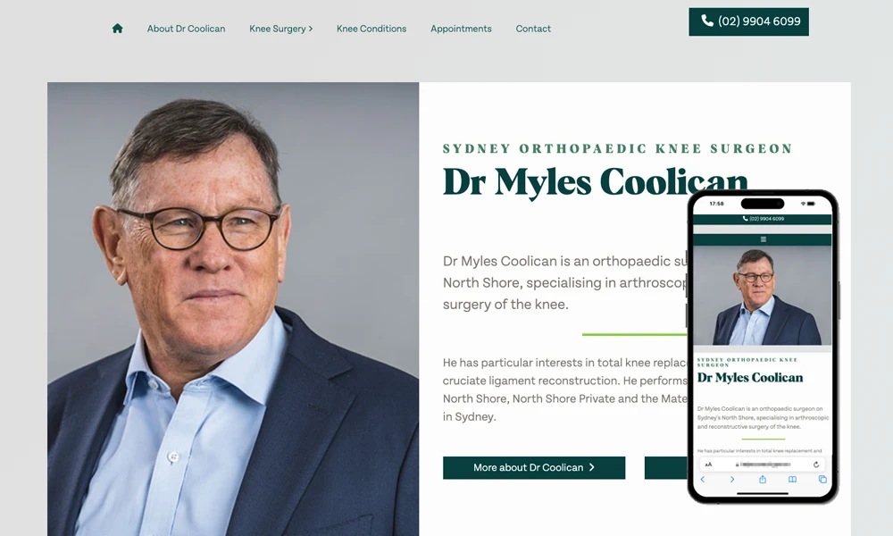Australian and New Zealand Society of Ophthalmic Plastic Surgeons website design